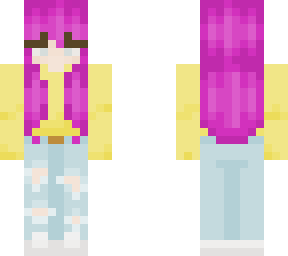 pink hair