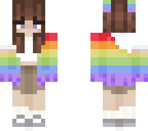 pride brunette girl