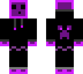 purple slime with outfit ( normal )