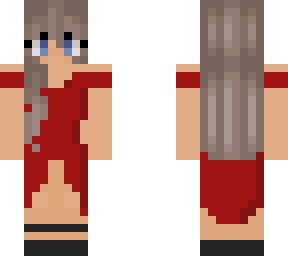 red dress