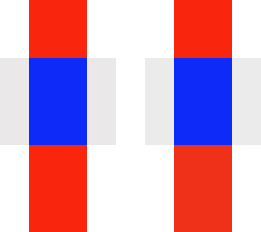 red wite and blue guy