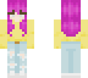 shorter pink hair