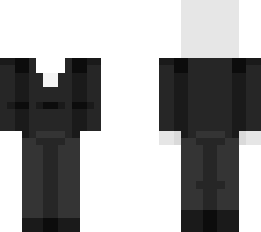 slenderman white and gray design