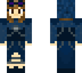 steampunk blue with beanie