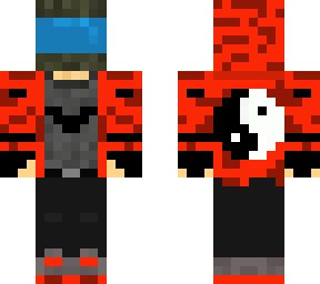 this is used to be amongus skin but i change my mind to make it to ninja amongu
