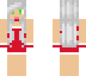 white haired girl