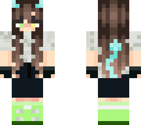 (!!! i did not make the hair!!!) blue demon elf girl