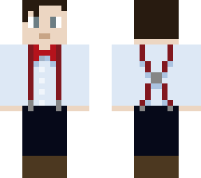 11th doctor || red, jacketless ||