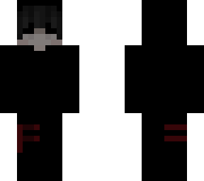 black hoodie with red boy