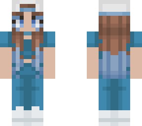 blue girl