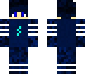 blue hair boy