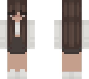 brown skirt