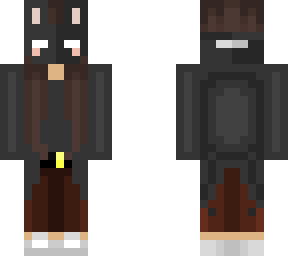 bunny masked & hoodie
