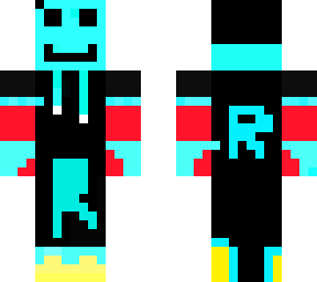cyan man