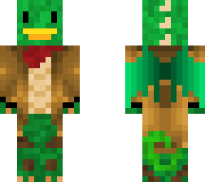 dragon duck in a trenchcoat