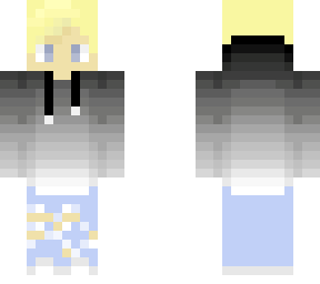 gamer black and white gradient boy