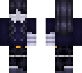 ghost with alternative outfit long hair version