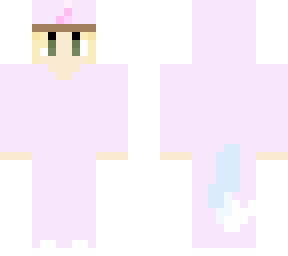 girl in a unicorn onesie