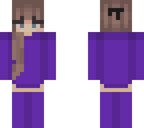 girl purple hoodie!!