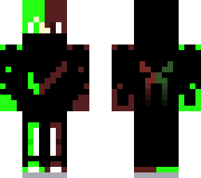 green and black hoodie