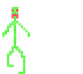 green stickman