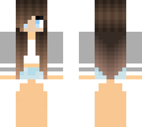 grey sweatshirt brown hair
