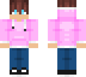 pink hoodie