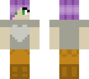 purple hair girl
