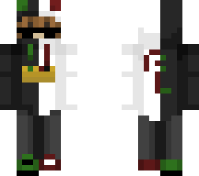 Enderman In Frog Hoodie With Crown | Minecraft Skin