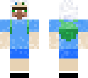 villager wearing finn