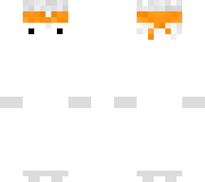 white durp with orange bandana