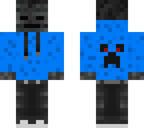 wither skeleton (blue 2015 hoodie)