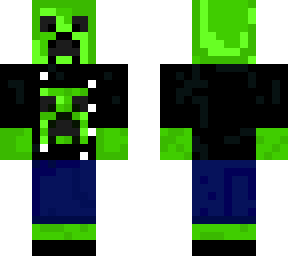 animearter transformed into a creeper