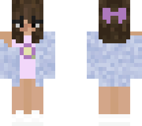 aster flower dress with jean jacket