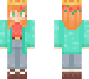 basic skin with blue hoodie and red shirt :d