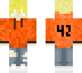 blond boy with hoodie