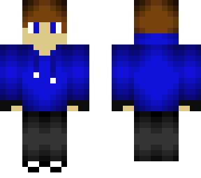 blue high school boy with gloves