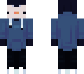 blue hooded penguin