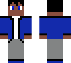 blue jacket
