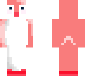 cute penguin red