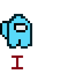 cyan amogus