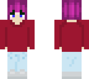 e-boy with purple hair