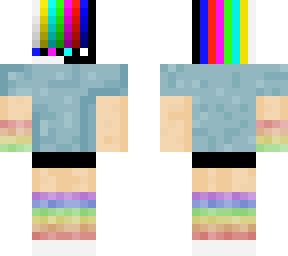 glitchcore/kidcore cute skin <3