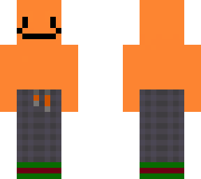 happy orange blob