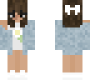 lily dress with jean jacket