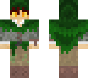 natural plant leaves green ghillie suit type skin