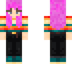 nihachu magenta hair