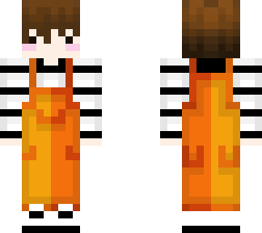 orange overalls