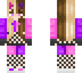 purple/pink girl skin