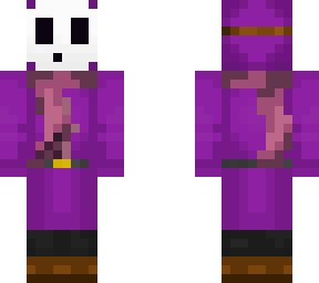 purple shy guy w/ scarf